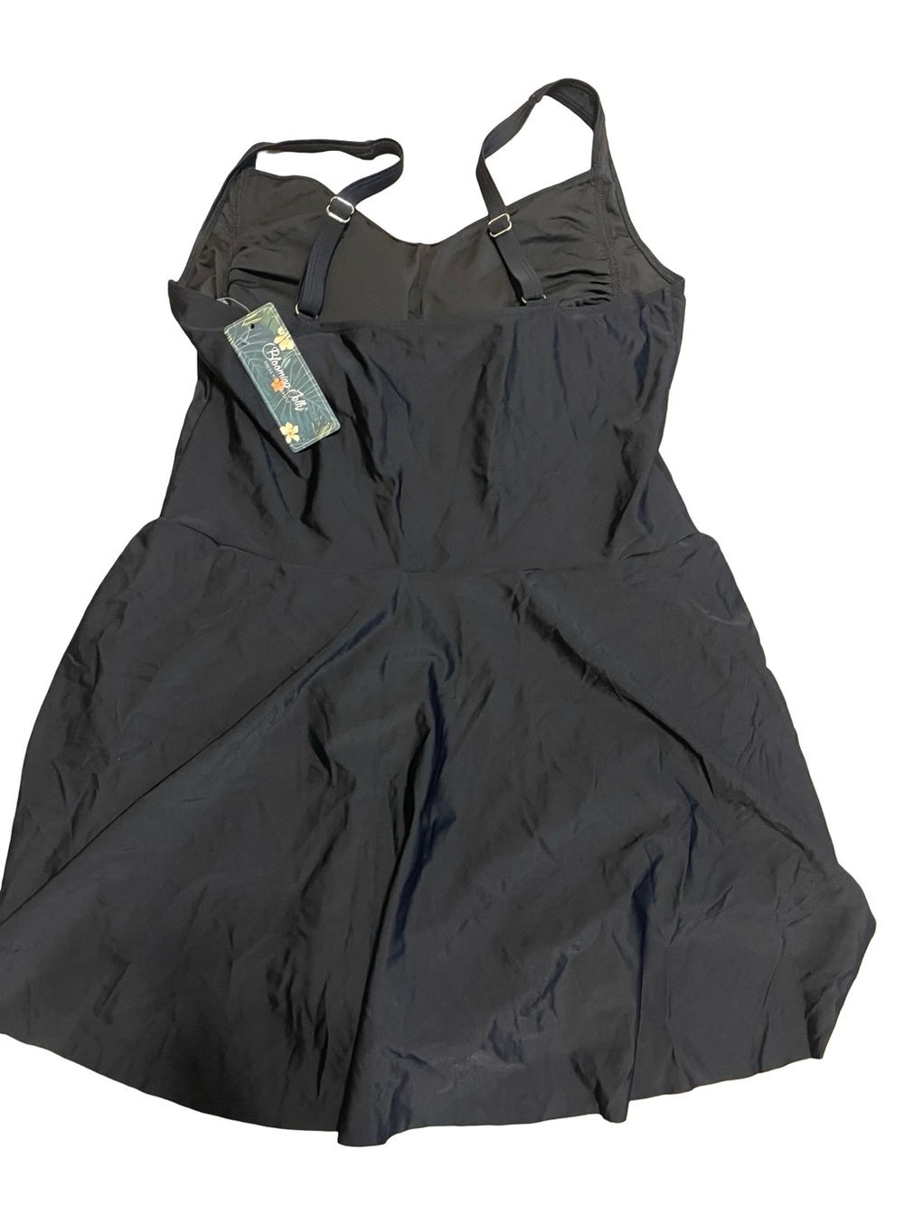 NWT Blooming Jelly Black One Piece Swim Dress Tummy Control size XXL - Picture 6 of 9